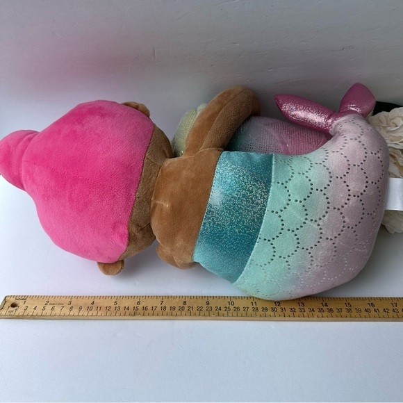 Your Zone Little Black Mermaid Huggable Plush &Throw Set - Picture 4 of 6